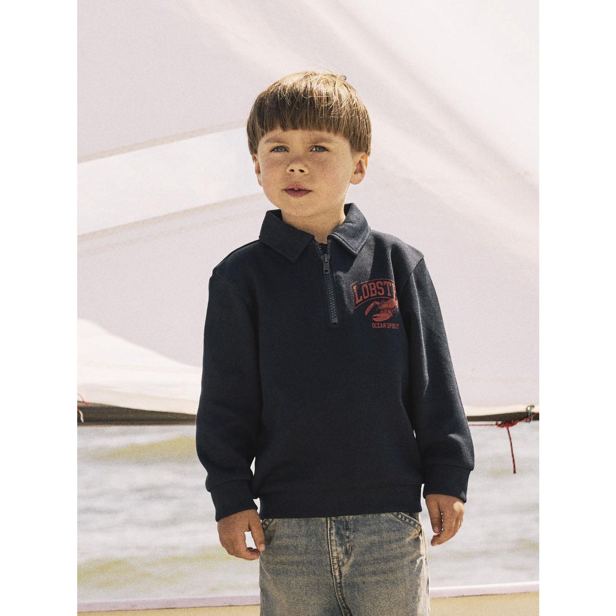 Name It Navy Blazer Freddy Regular Sweatshirt