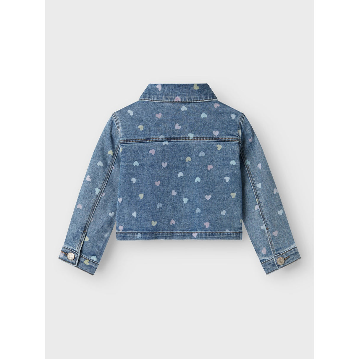 Name It Medium Blue Denim Heart Falula Denim Jacket