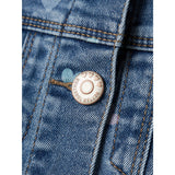 Name It Medium Blue Denim Heart Falula Denim Jacket