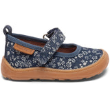 Bisgaard Wild Flower Blue Barefoot Ballet Home Shoe