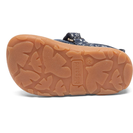 Bisgaard Wild Flower Blue Barefoot Ballet Home Shoe