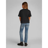 Calvin Klein Ck Black Script Logo Boxy Ss T-Shirt