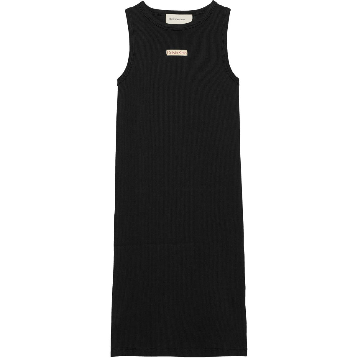 Calvin Klein Ck Black Rib Sleeveless Dress