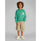 Calvin Klein Bahama Green Summer Backprint Cn Hoodie