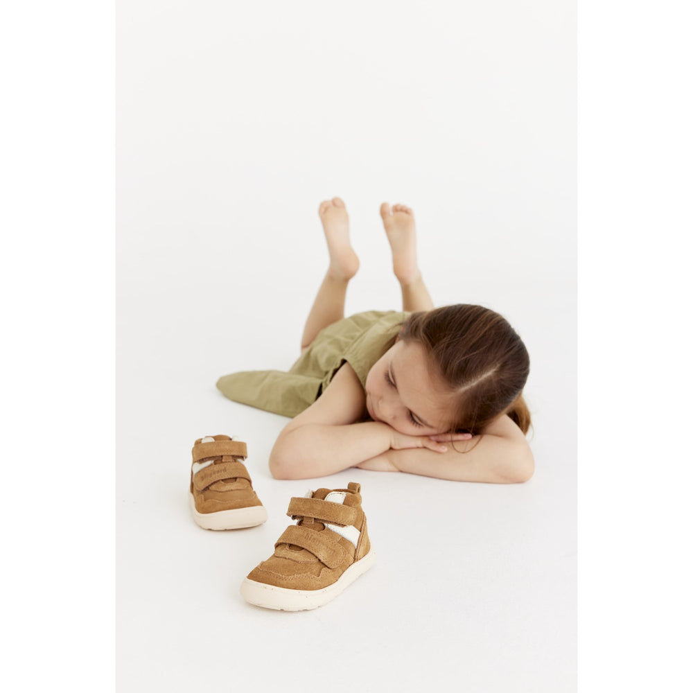 Bisgaard Barefoot Becky Tex – Chaussures Fille Pieds Nus Imperméables Cuir LWG, Doublure Laine, Hiver