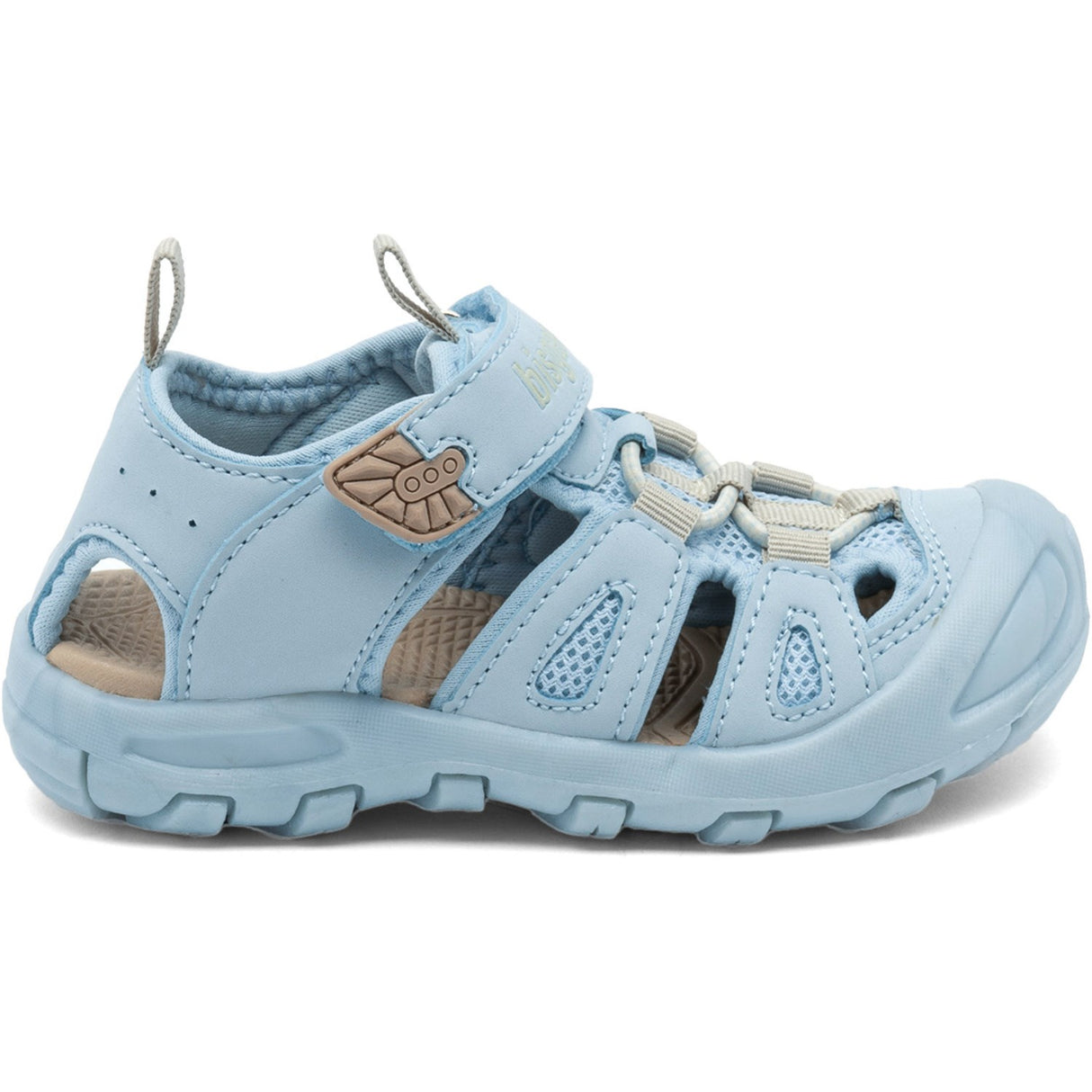 Bisgaard Baby Blue Parker Velcro Shoe