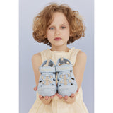 Bisgaard Baby Blue Parker Velcro Shoe