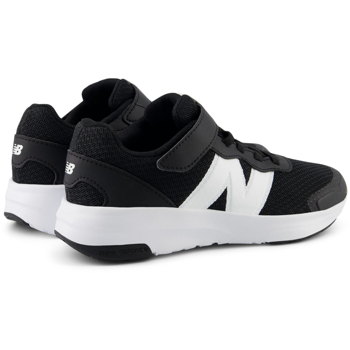 New Balance Black New Balance FreshFoam 578 Kids Bungee Lace With Top Strap