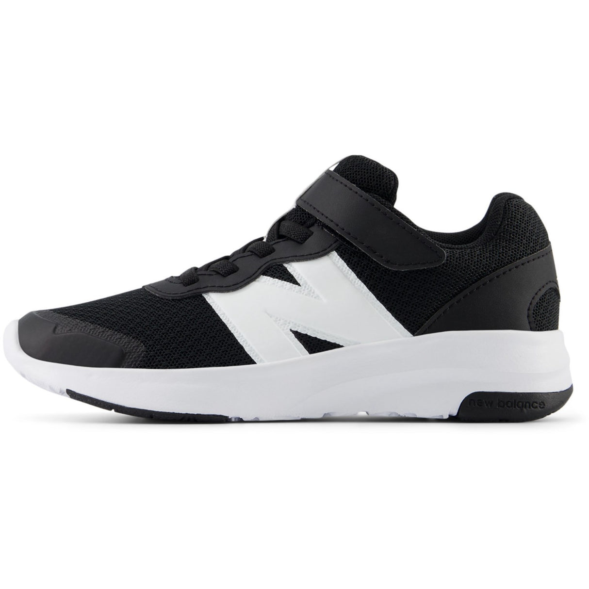 New Balance Black New Balance FreshFoam 578 Kids Bungee Lace With Top Strap