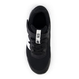 New Balance Black New Balance FreshFoam 578 Kids Bungee Lace With Top Strap