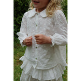 Konges Sløjd Optic White Lacey Collar Shirt