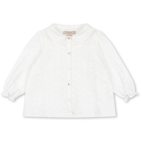 Konges Sløjd Optic White Lacey Collar Shirt