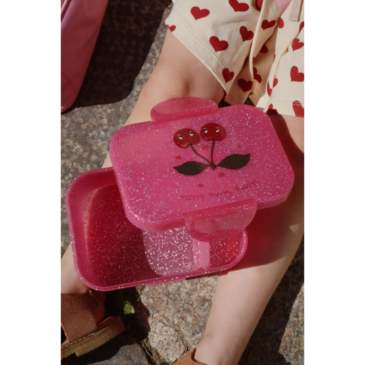 Konges Sløjd Cherry Glitter Lunch Box Glitter