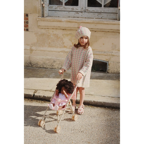 Konges Sløjd Lacy Pink Doll Stroller