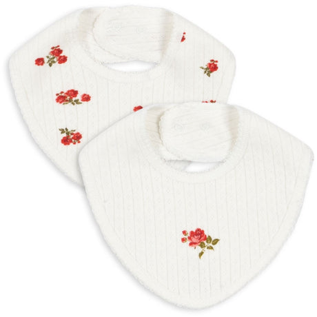 Konges Sløjd Rose Red/Snow White Minnie 2 Pack Bib