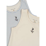 Konges Sløjd Stripe Provence Mix Basic 2 Pack Tanktop Gots