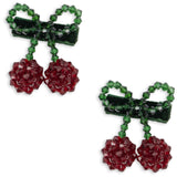 Konges Sløjd Red/Glitter 2 Pack Cherry Hair Clip