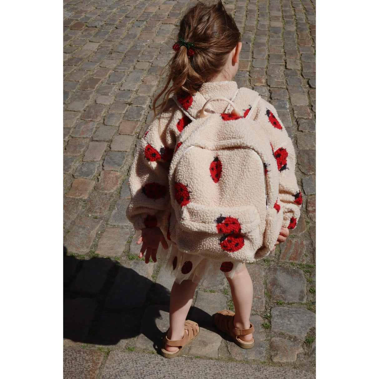 Konges Sløjd Ladybug Sand Jody Teddy Backpack Grs