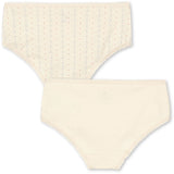 Konges Sløjd Fete De Fleur/Seedpearl Basic 2 Pack Girl Underpants Gots