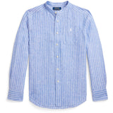Polo Ralph Lauren Blue White Boy Sport Shirt