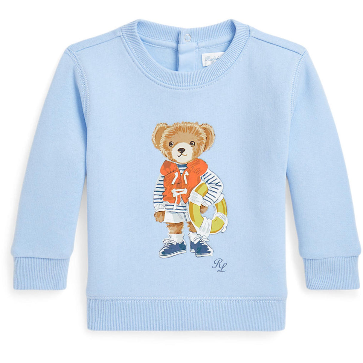 Ralph Lauren Baby Office Blue Bear Sweatshirt