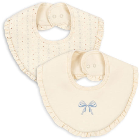 Konges Sløjd Fete De Fleur/Seedpearl Basic 2 Pack Frill Bib