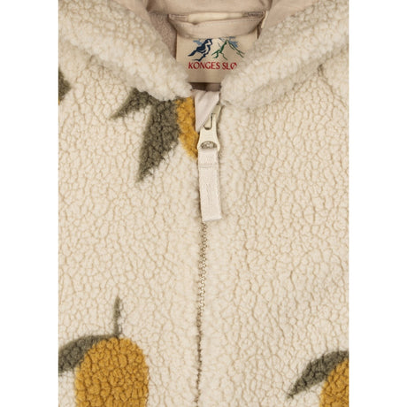 Konges Sløjd Mon Grand Citron Sage Jody Teddy Onesie Grs