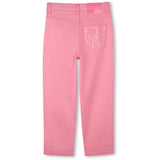 Carlieblush Pink Denim Trousers