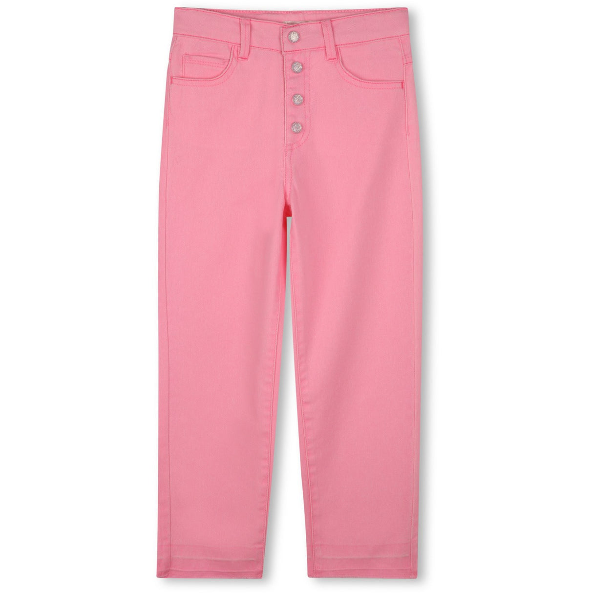 Carlieblush Pink Denim Trousers
