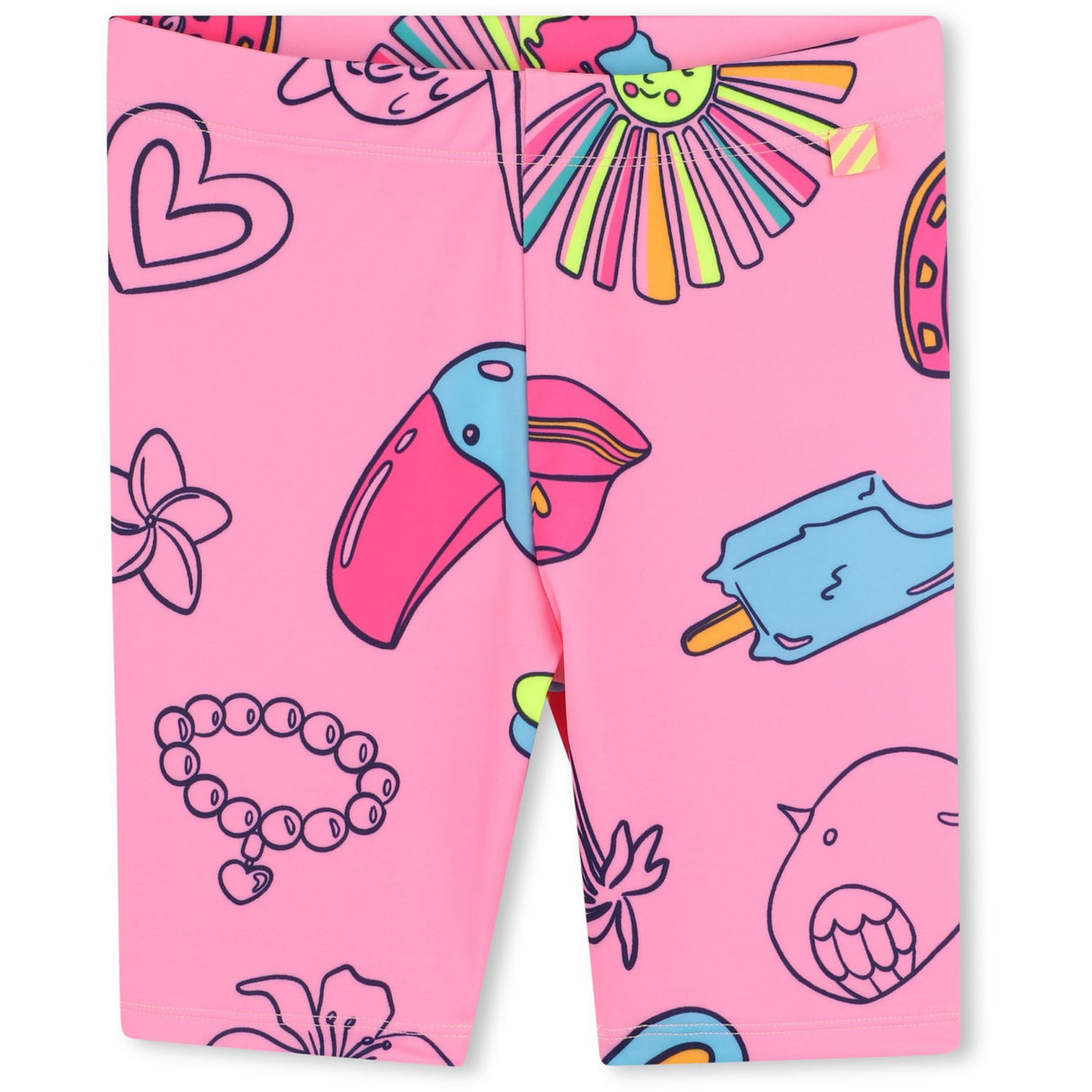 Carlieblush Pink Cyclist Shorts