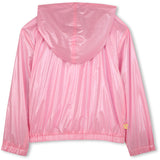 Carlieblush Pink Hooded Windbreaker