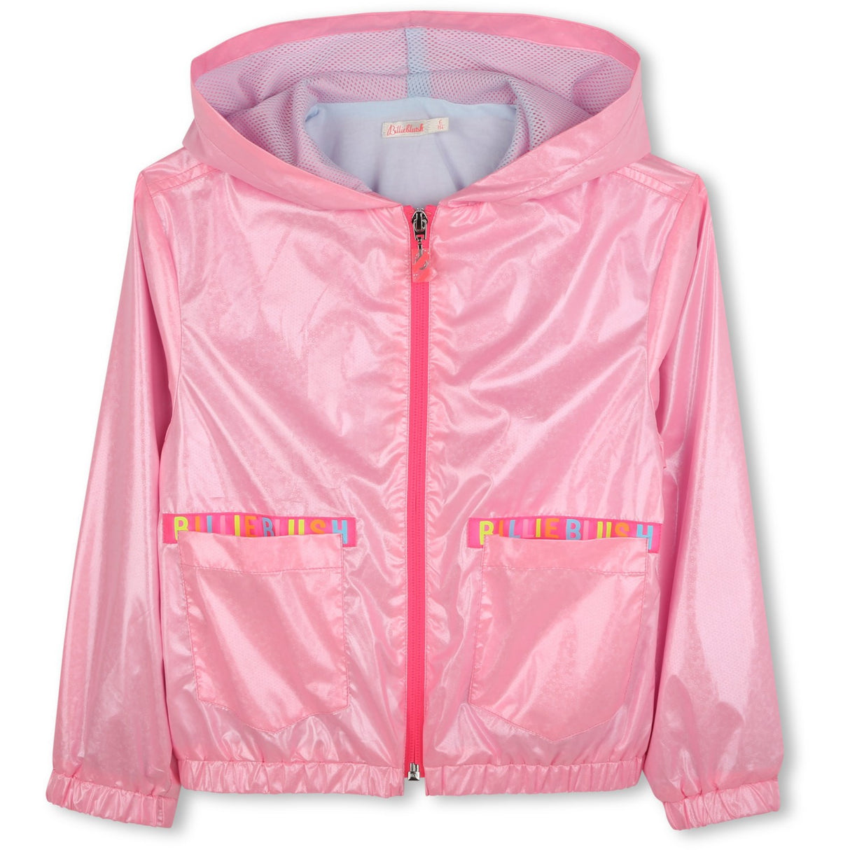 Carlieblush Pink Hooded Windbreaker