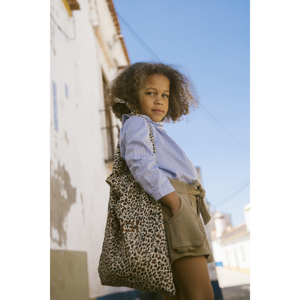 MarMar Poplin Bolich Blue Strips Talea Shirt