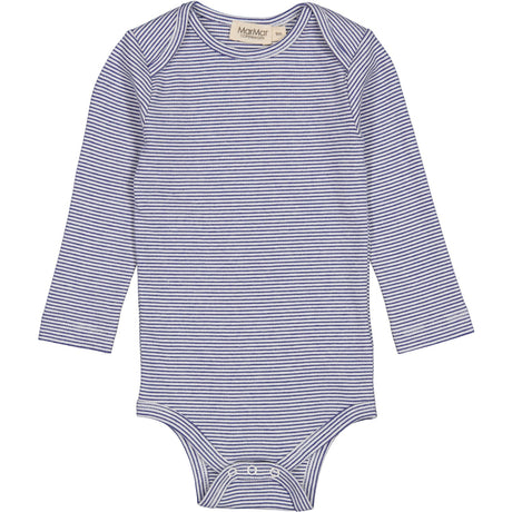 MarMar Modal Fine Rib Blue Stripe Ben Body