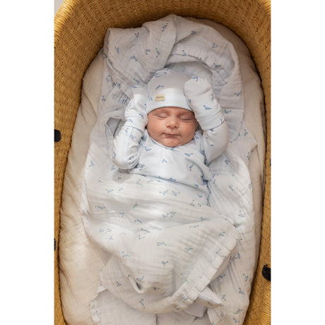 MarMar New Born Modal Smooth Print Dolphin Gloves