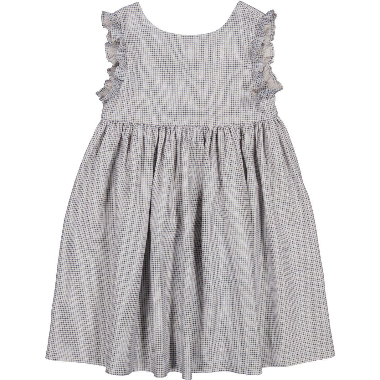 MarMar Linen Mini Check Darame Dress