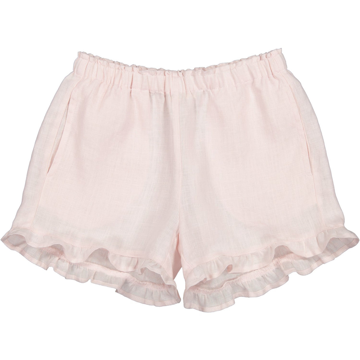 MarMar Linen Mauve Rose Pala Frill Shorts
