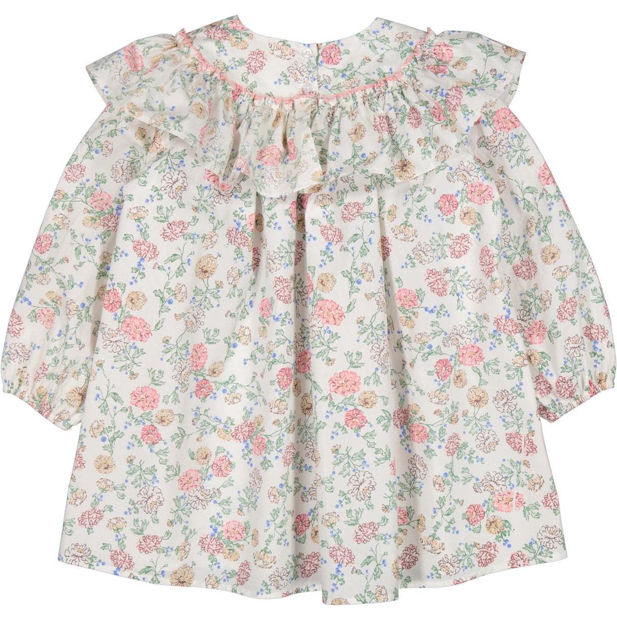 MarMar Poplin Summer Bloom Delsa LS Dress