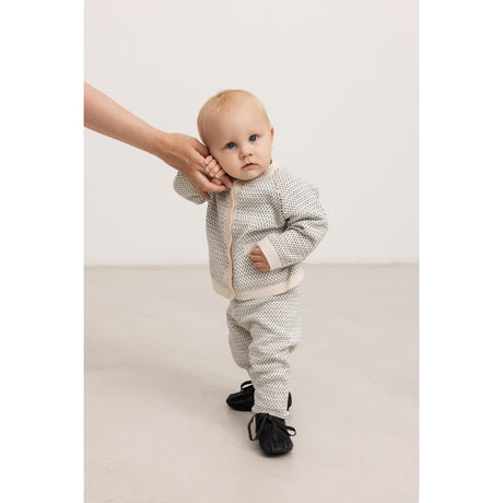 MarMar Cotton Knit Mini Pattern Light Sand Mix Pow Knit Pants
