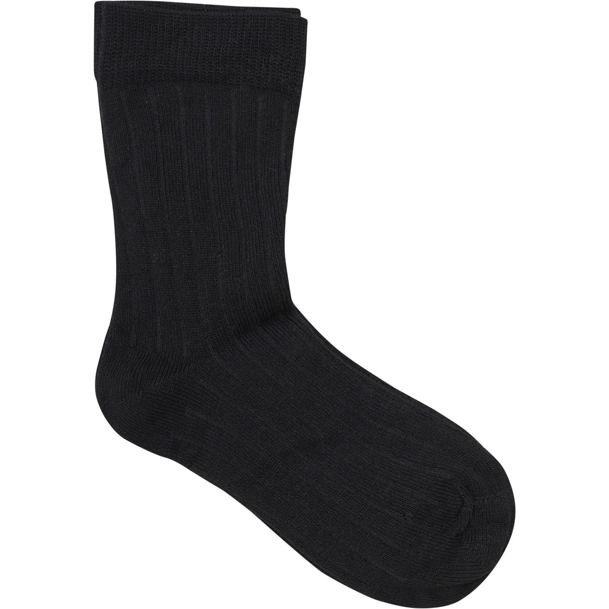 Minymo Black Ankle Sock Ribs 5-Pack