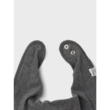 Name It Dark Grey Melange Yatte Scarf Bib