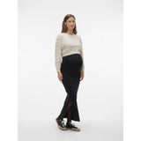 Mama;licious Black Emma Tube Maxi Skirt Noos