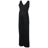 Mama;licious Black Ivy V-Neck Jumpsuit Noos