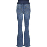 Vero Moda Maternity Medium Blue Denim Sigi Flared Denim Jeans Noos