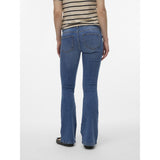 Vero Moda Maternity Medium Blue Denim Sigi Flared Denim Jeans Noos