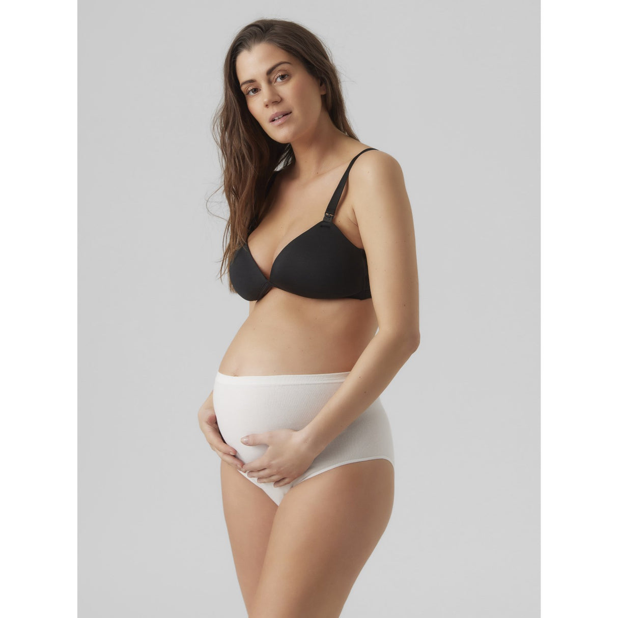 Mama;licious Black Heal Cotton Panties 2-pack Noos