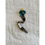 Lalaby Grey Check Pacifier Clip