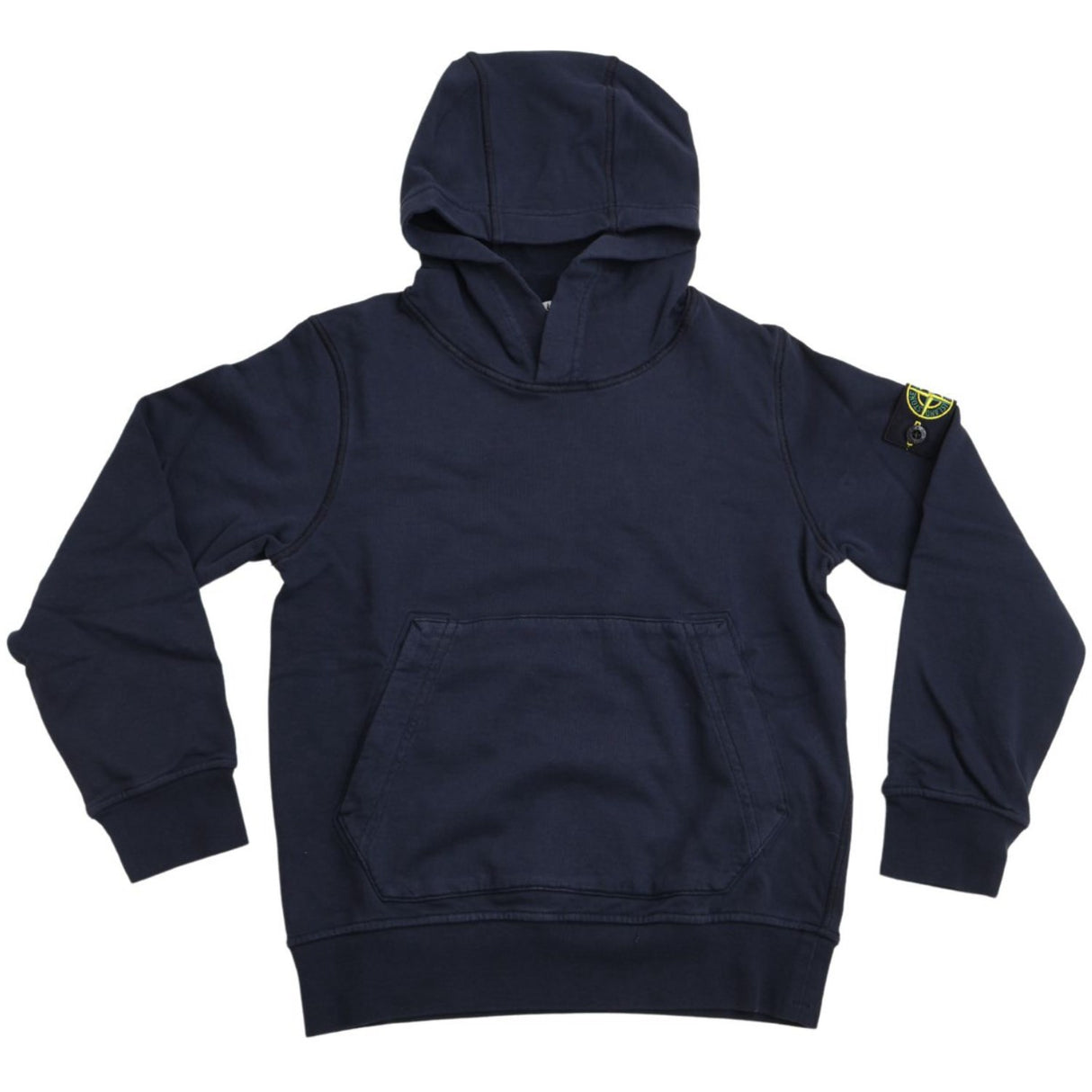 Stone Island Navy Blue Hoodie Sweater
