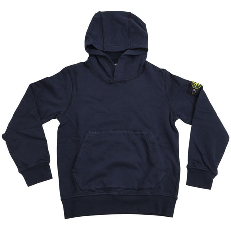 Stone Island Navy Blue Hoodie Sweater