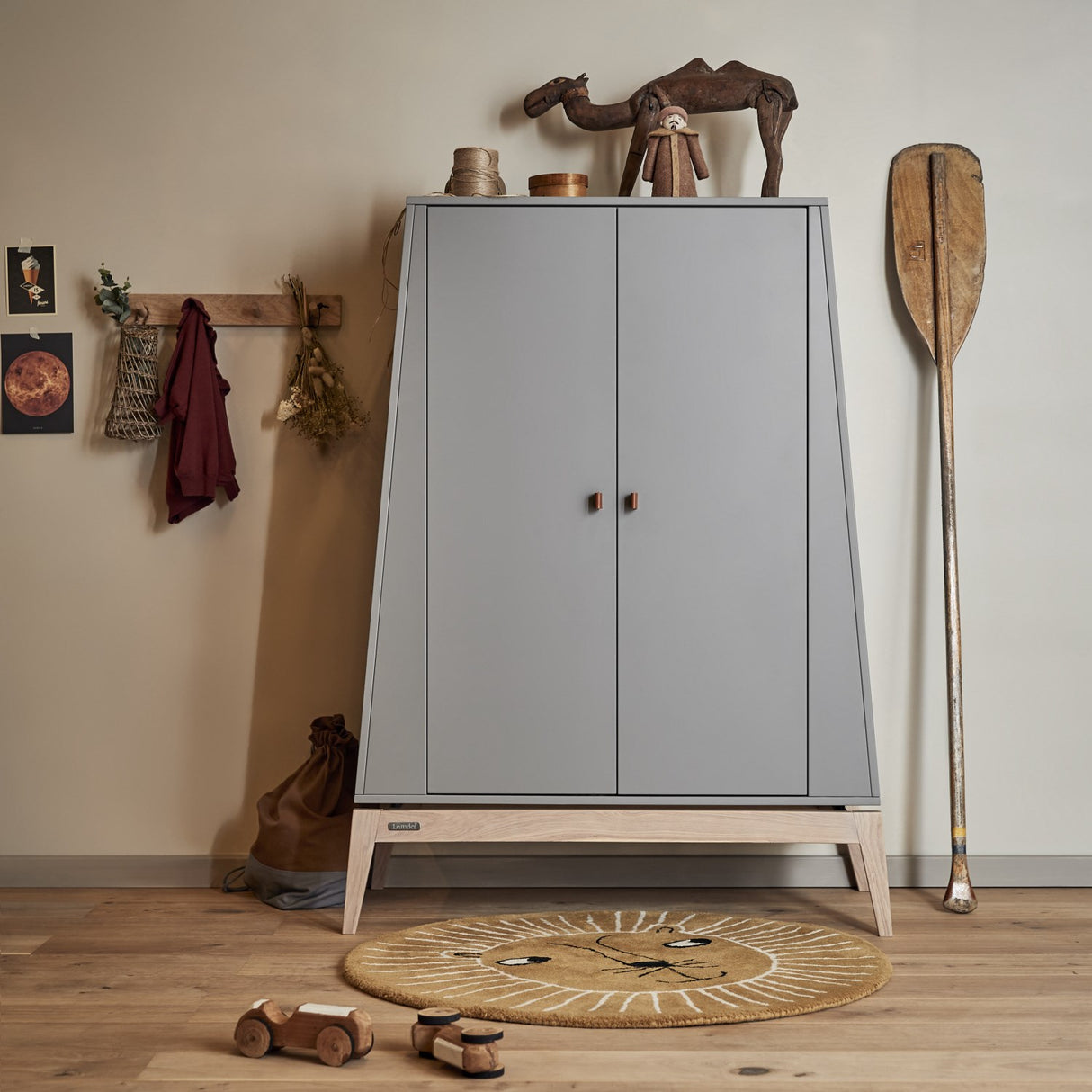 Leander Grey Luna™ Wardrobe Small